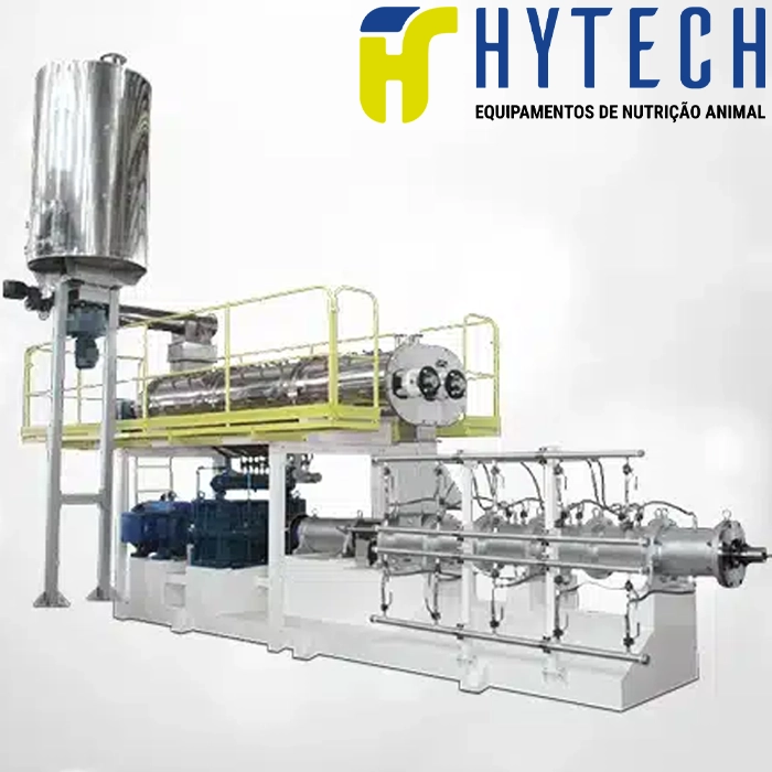 Extrusora usada para ração animal